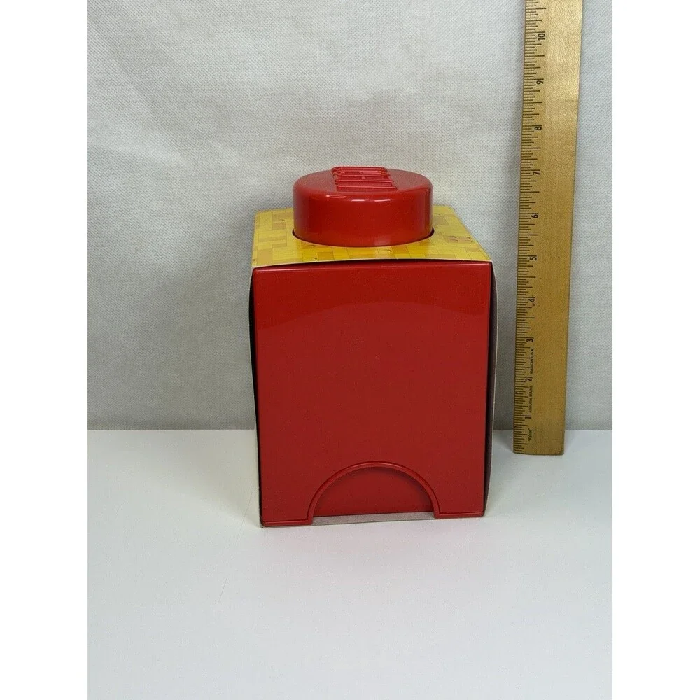LEGO Storage Brick 1 Stud Square Bright Red Box 40010630 Stackable New